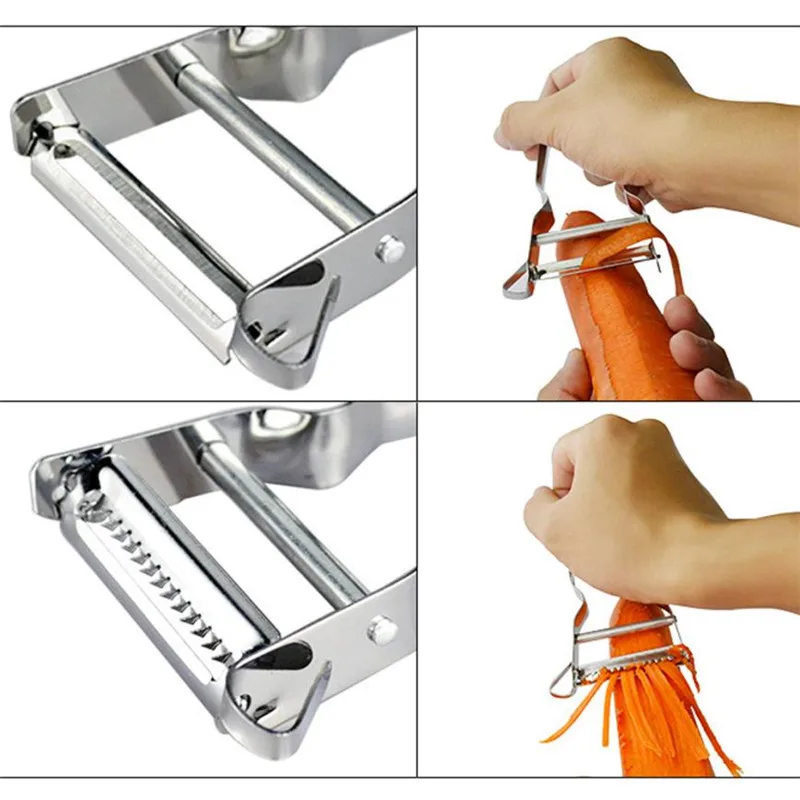 Stainless Steel Potato Peeler Fruit Vegetable Spud Speed, Slicer Cutter9
