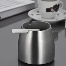 Конус из нержавеющей стали пепельницы сигарет курить пепельницы лоток Размер маленький