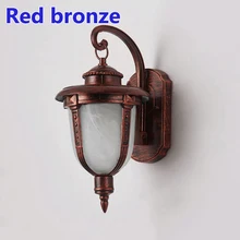 Светодиодный уличный Ретро крыльцо огни 110 V 220 V балкон сад водонепроницаемый настенный светильник