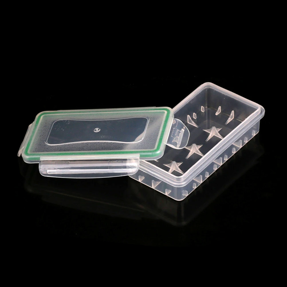 Plastic Waterproof Battery Holder Storage Boxes For 2pcs 18650 or 4pcs 16340 batteries Container Case Power Bank Coins