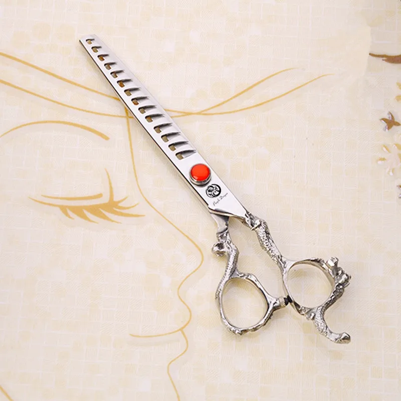 7inch Professional Pet Grooming Scissors Animal Thinning Shear Dog Fur Clipper Chunker Dog Hair Clipper Scissors