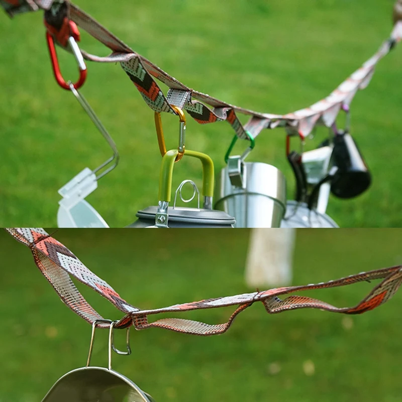 Outdoor Multipurpose Colorful Tent Hang Lanyard Tent Rope Cord Camping Gear