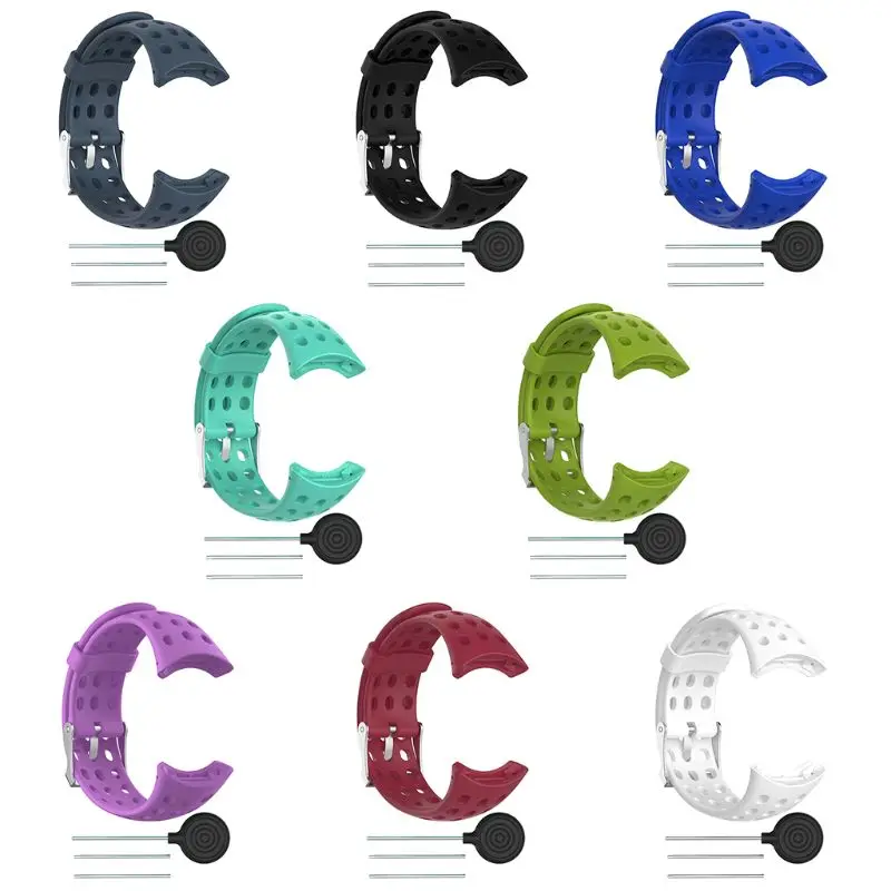 

Replacement Silicone Wrist Band Strap For SUUNTO Quest M1 M2 M4 M5 Series Watch
