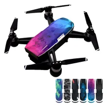 6pcs Waterproof Movable Sticker Decal Skin Protector for font b DJI b font Spark Drone Quadcopter