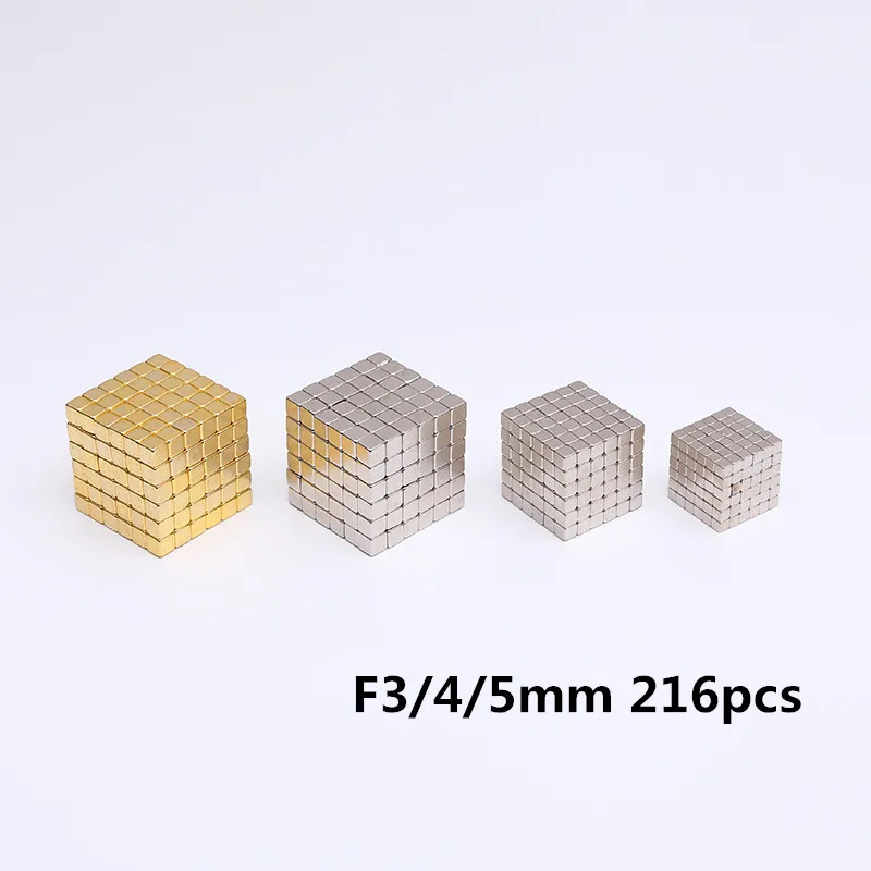 

F3 F4 F5 Super Magnet Blocks 3mm 4mm 5mm Magnetic balls Ndfeb Strong Power Magnets Neo Cube Funny Toys Metal box For Jewelry