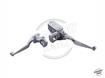

1" 25mm Chrome CNC Motorcycle Brake Clutch Master Reservoir Lever case for Honda VT750 SHADOW 1994-2012