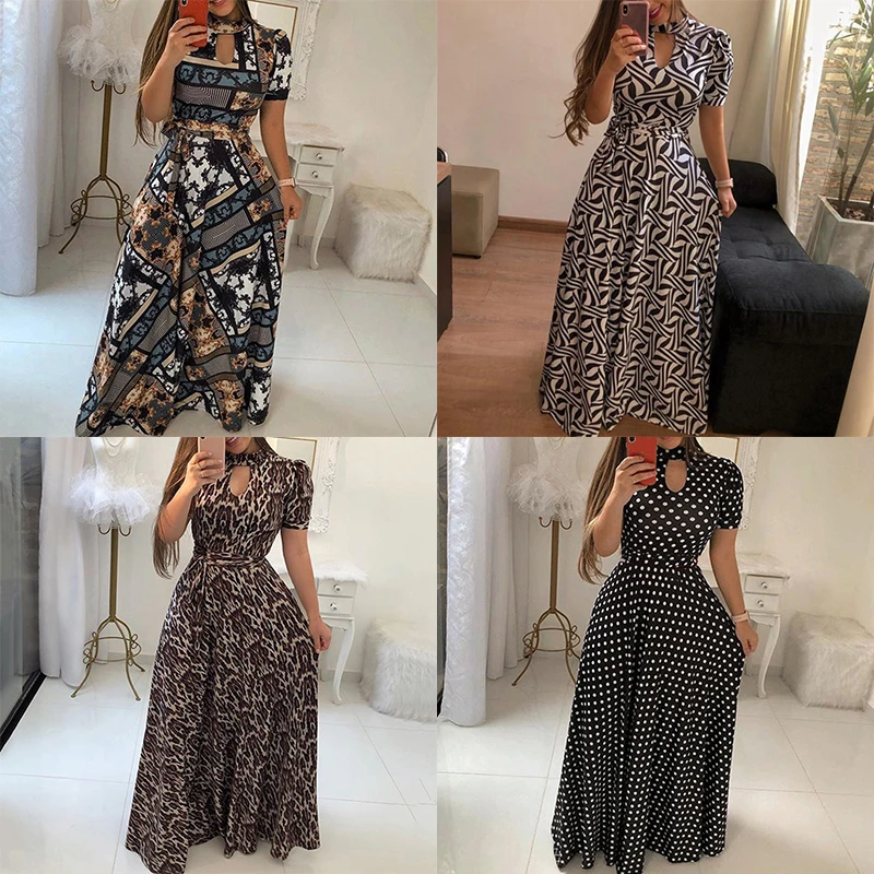 Женская летняя пляжная одежда, сарафан, сексуальные, Boho, повседневные, длинные, вечерние, Коктейльные