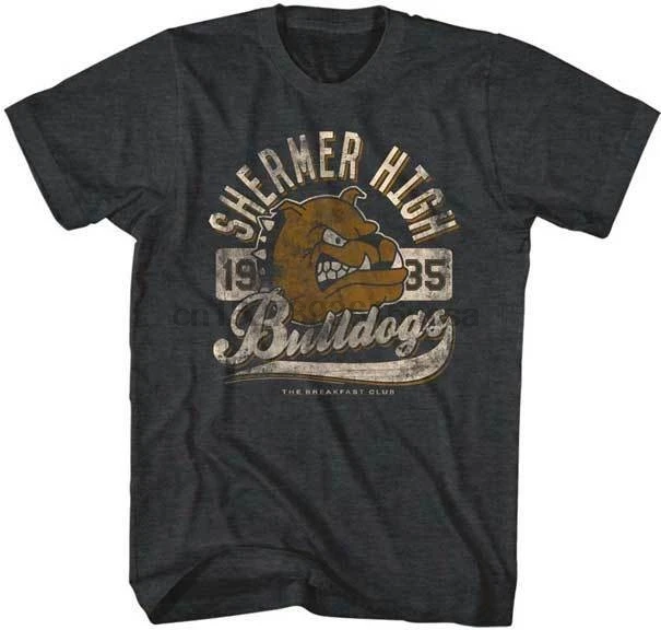 Футболка для взрослых с принтом &quotThe завтраки Club Shermer High Bulldogs 1985&quot классический