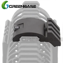 Greenbase Ультра низкий профиль 45 градусов 3 слота смещение Пикатинни Крепление Установка фонарик лазерный и прицел