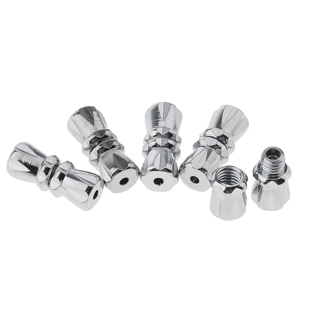 10Pcs Dull Silver Screw Clasp Barrel Screw Clasps For Bracelet Necklace Jewelry Making Findings Hole 1mm HK111 - Цвет: 10Set screw clasps