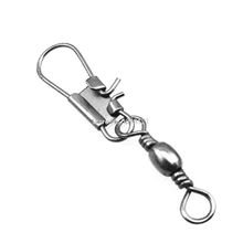 50 шт. застёжка приманка на рыболовный крючок из нержавеющей стали аксессуары соединитель Прямая поставка