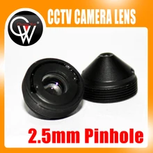 High quality 2.5mm lens Metal Pointed cone CCTV Board Camera Lens For CCTV Security Camera Free Shipping