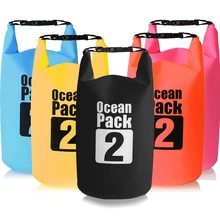 2L Wasserdichte Wasserdicht Dry Bag Sack Lagerung Packung Beutel Schwimmen Outdoor Kajak Kanu Fluss Trekking Bootfahren