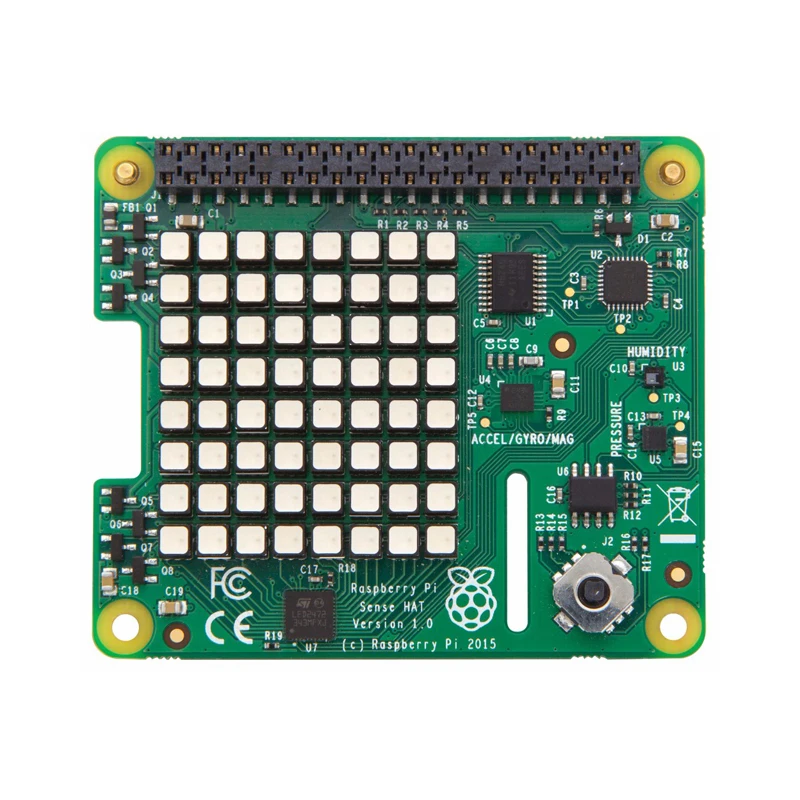 Официальный Raspberry Pi Sense HAT с ориентацией давления влажности и температуры Датчики