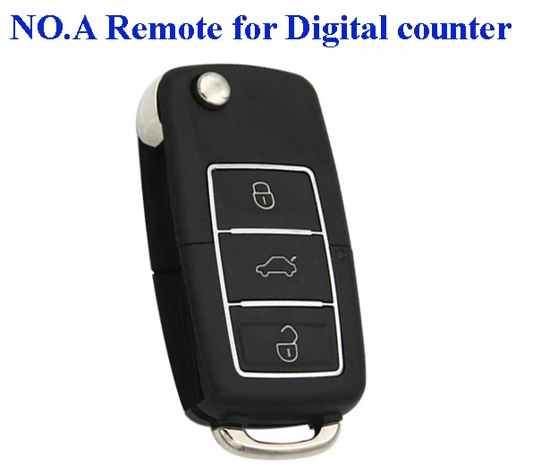 

5pcs/lot NO.A blue light fixed code car key duplicator, remote duplicator for digital counter, copy remote for remote master