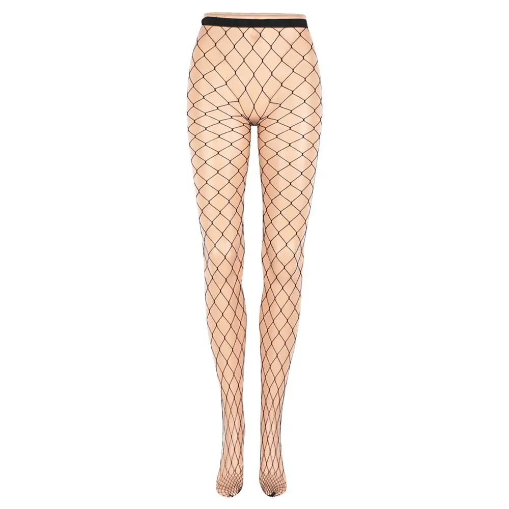 

Lady Women Sexy Pantyhose Mesh Fishnet Nylon Tights Long Stocking Step Foot Seam Pantyhose Stockings lingerie Hosiery