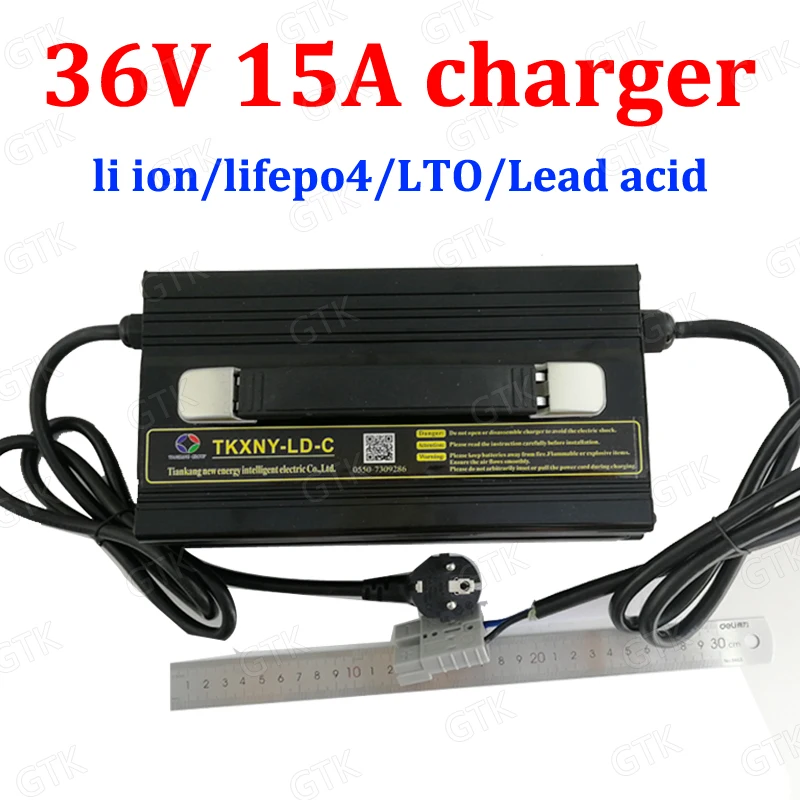 36v 15a Lithium Ion Lifepo4 Lto Lead Acid Smart Charger 10s 42v Li Ion