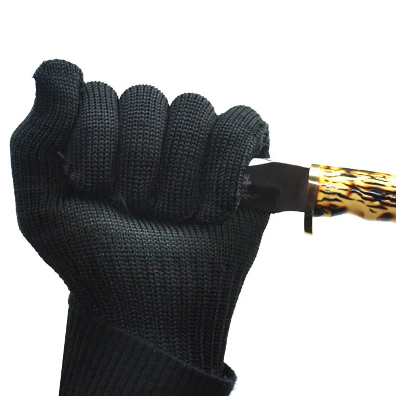 100 пар безопасные устойчивые к проколу анти-резные перчатки уровень 5 Защита от порезов рабочие перчатки безопасное рабочее место дома кухня стальная проволока