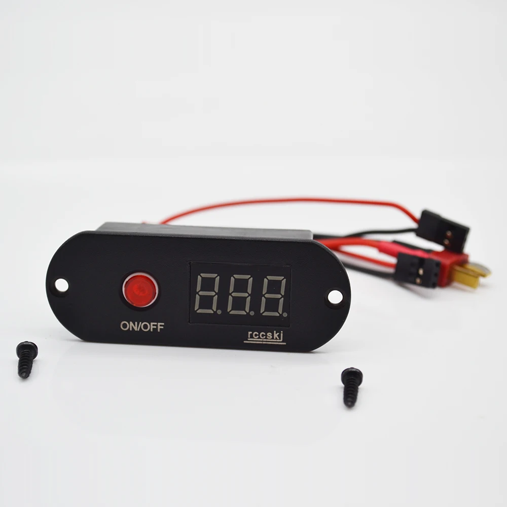 

1 Piece Rccskj 2 in 1 15A 6-13V UBEC Digital Switch For RC Plane Model