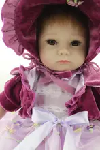 Special Design Bebe Reborn Silicone With Middle Long Dress And Flannelette Made Coat Bebes Bonecas Simulation Doll Toys For Sale