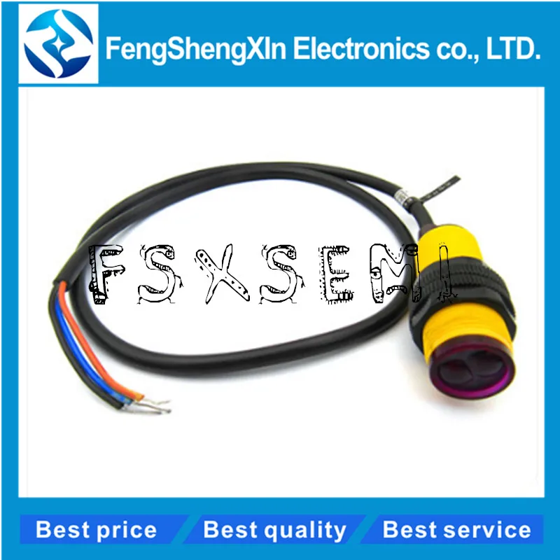 

E18-D80NK Infrared Obstacle Avoidance Photoelectric Sensor Proximity Switch 3-80cm Detection Range Adjustable