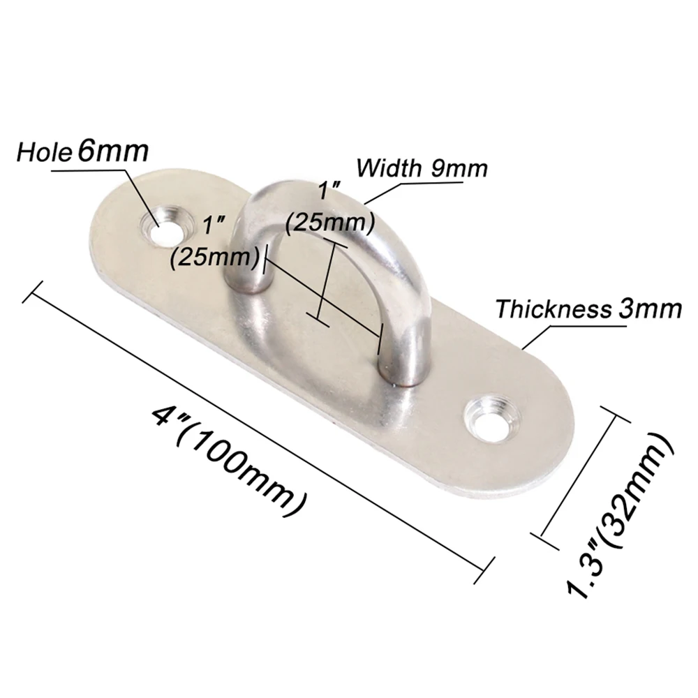 4 шт. 8 шт. u-образные из нержавеющей стали утолщенные потолочные крючки несущие вентиляторы с песком гамак основание потолка фиксированный крюк с винтами