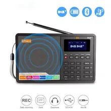 Цифровой FM радио цифровой интернет радио портативный fm DAB+ Радио Мини TF bluetooth динамик RADD1