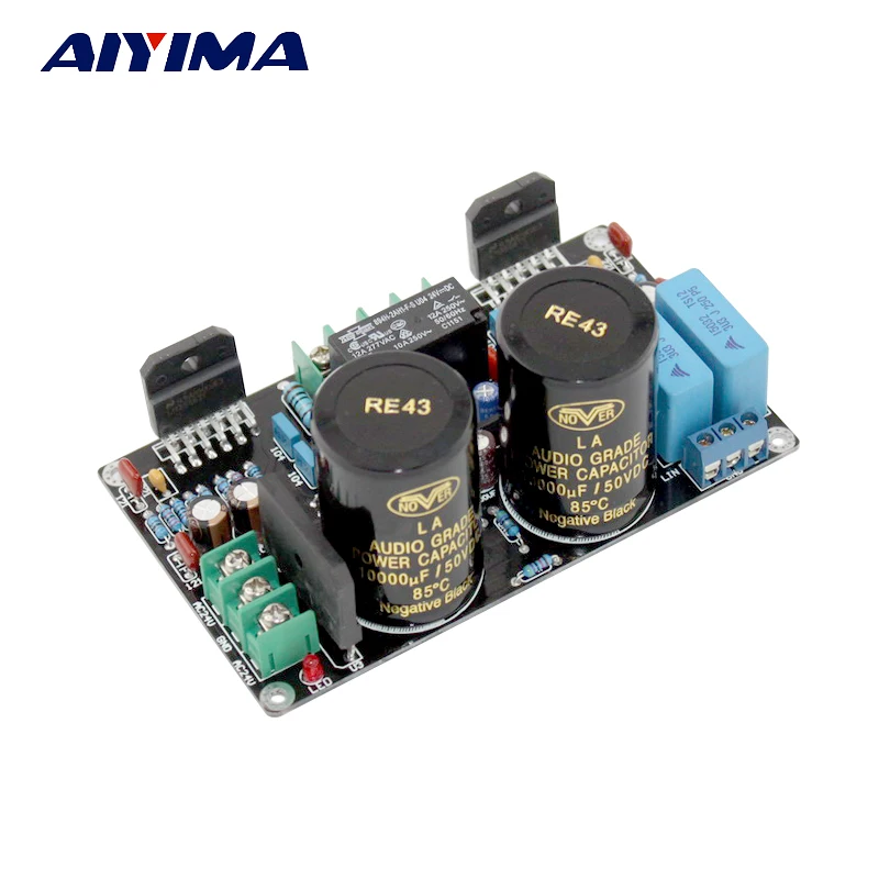 Плата усилителя AIYIMA LM3886 68WX2 стерео 2 0 Усилитель UPC1237 10000 мкФ/50V * HiFi Amp с защитной