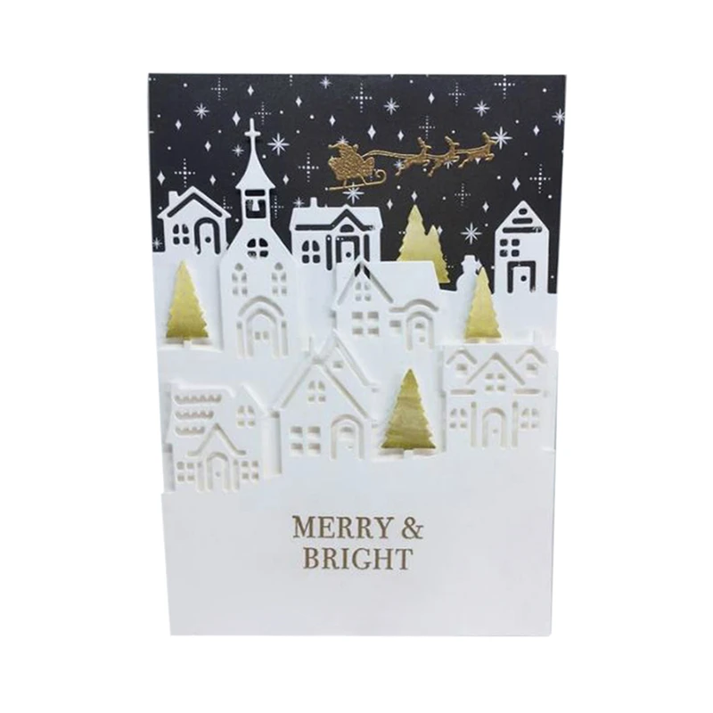 

GJCrafts 6Pc/lot 200*82MM Metal Cutting Dies New 2019 Scrapbooking Cutting Stencil Craft Dies Hometown Greetings Building Dies