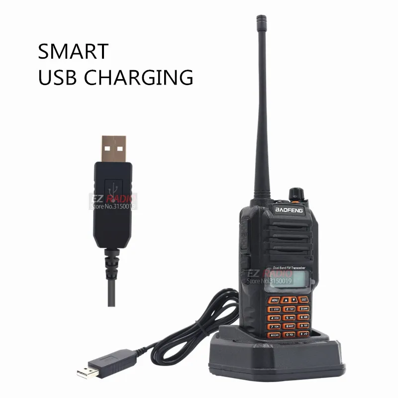 Baofeng UV 9R водонепроницаемый двухдиапазонный мобильный радио VHF UHF 8 Вт 5R рация 10 км