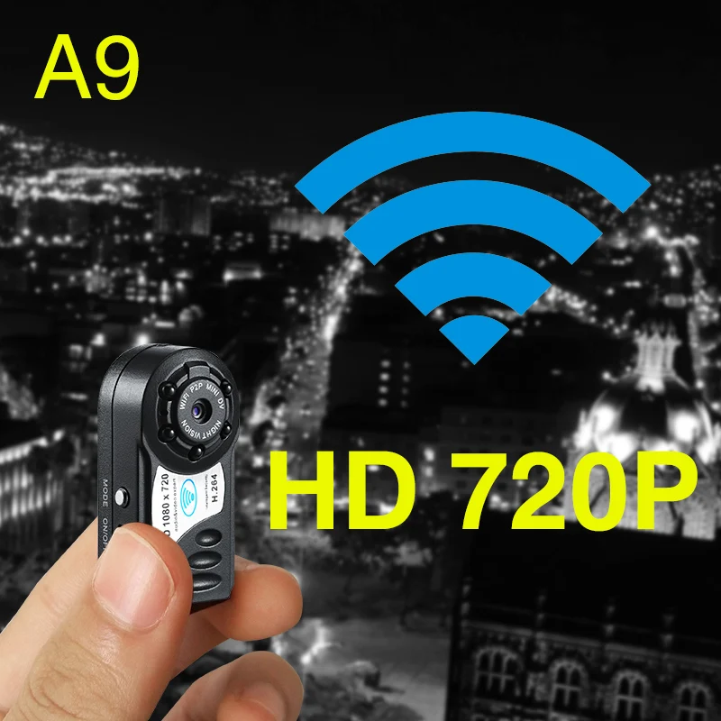 Micro Infrared Night Vision Wireless Camera Ultra small Invisible HD