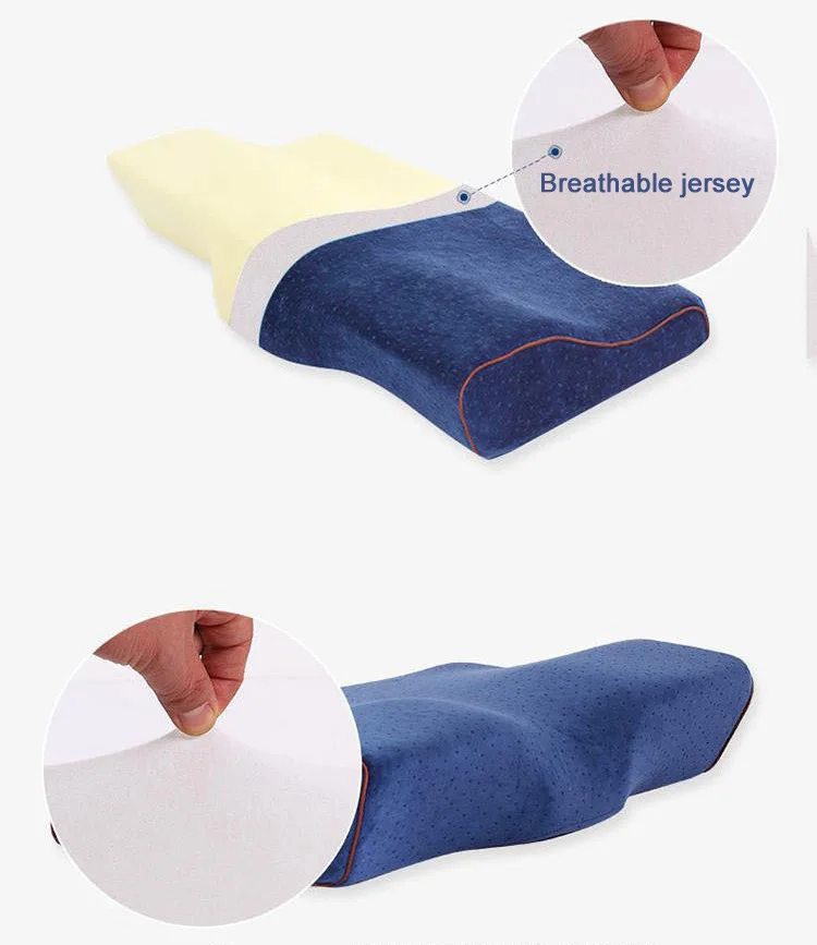 YR подушка из пены с эффектом памяти для сна, шейные подушки в форме бабочки, подушки с эффектом памяти, расслабление шейного отдела позвоночника, для взрослых, медленное восстановление
