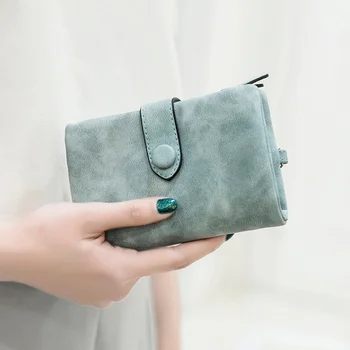 

Cute Women's Tri-Fold Wallet Purse Short Design Fashion PU Leather Card Holders New