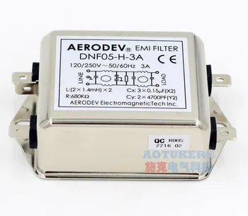 

EMI power filter DNF05-H-3A single-phase AC220V double filter