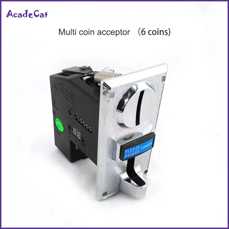 

Multi coin acceptor Electronic Coin Acceptor Mechanism 6 different values coin selector Mech for vending machine
