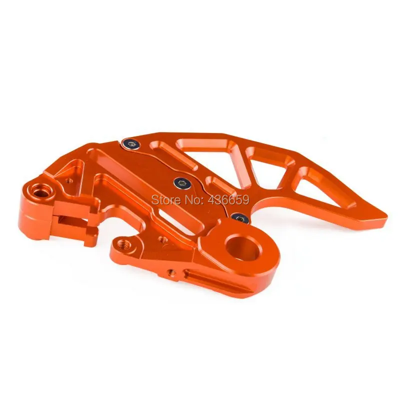 

CNC BRAKE CALIPER SUPPORT WITH BRAKE DISC GUARD For KTM SX 2004-2012 EXC 2004-2015 ORANGE