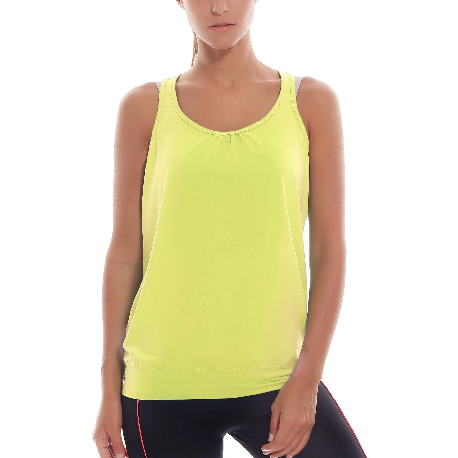 La Isla Женская Спортивная футболка с длинным рукавом для занятий йогой XS s m l xl - Цвет: Yellow08