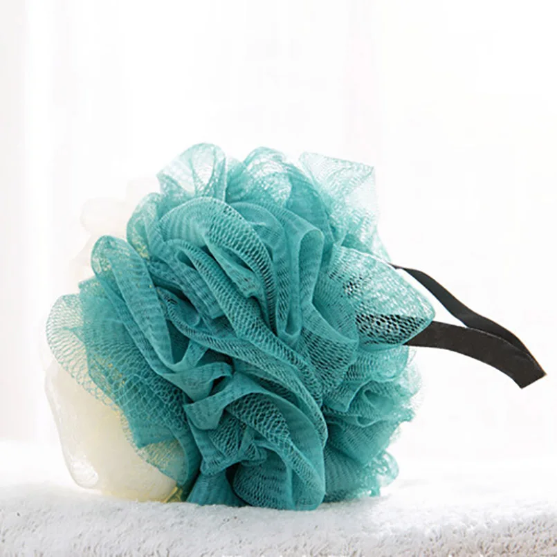 Лента двухцветная Ванна BallLarge Body Чистящая сетка Wash Bath Ball дети взрослые цветок в