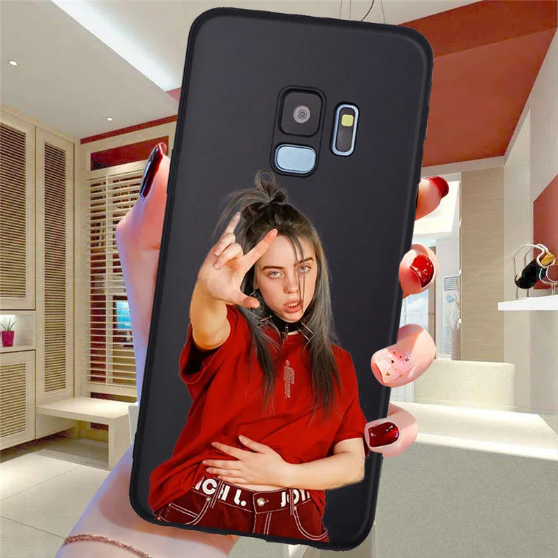 Billie eilish для Samsung Galaxy S6 S7 край S8 S9 S10 S10e Plus Note 8, 9, 10, A30 A40 A50 A60 A70 M10 M20 чехол для телефона чехол