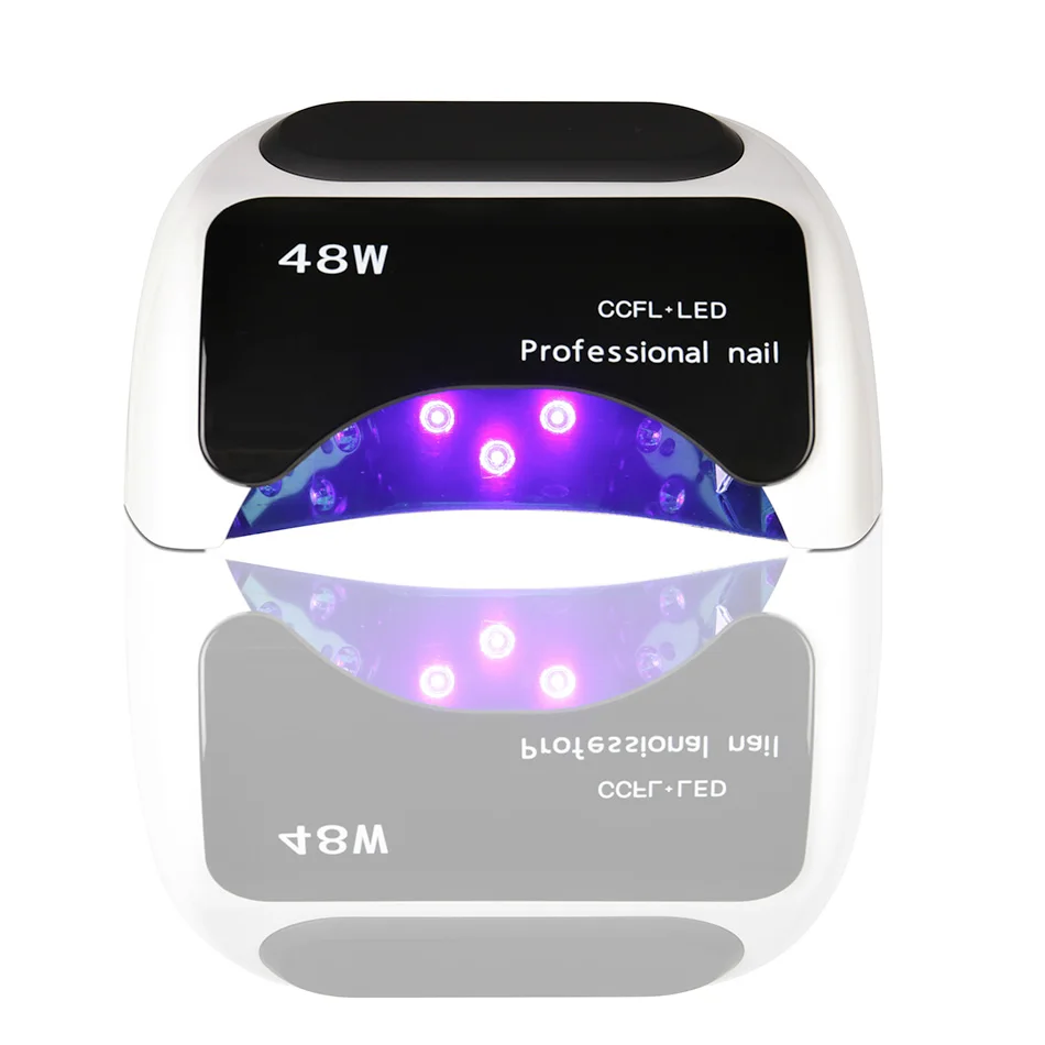 48 D'art Sèche Machine Led Automatique Ongles Pour Lampe Gel Capteur Uv Outils Hybride Durcir W Cappucci Avec À Le Polir jLc45AS3qR