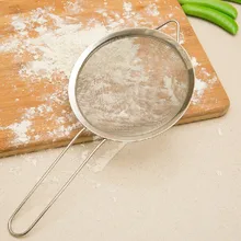 Кухонные фильтры из нержавеющей стали фильтр Soymilk для сока молока ситечко для чая чистая мука дуршлаг диаметр 10-20 см