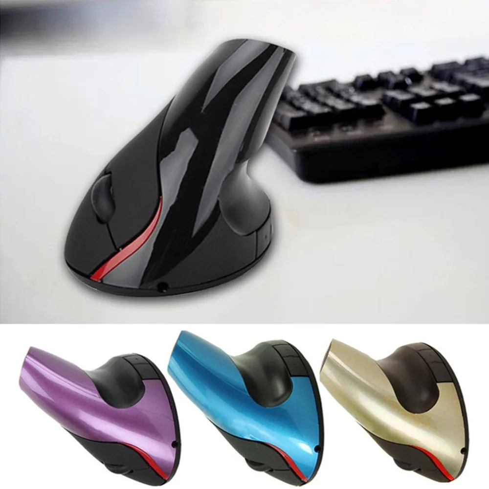 Беспроводная/Проводная вертикальная мышь, подставка для запястья, превосходный эргономичный дизайн, Оптическая USB мышь для игрового компьютера, ПК, ноутбука