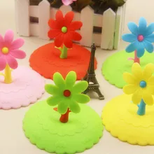 1 шт. Подсолнух кружева пылезащитный многоразовый силикон крышка чашки DIY Сращивание теплоизоляция крышка чашки Уплотнение Крышка ELB 268