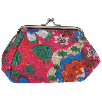 

Women Fashion Cute Wallet Keys Pouch Coin Purse(rose red)