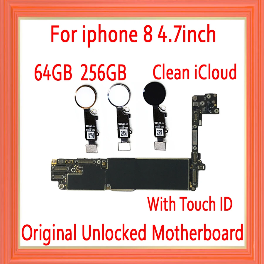 Нет iCloud для iphone 8 материнская плата с сенсорным ID/без сенсорного ID оригинальная