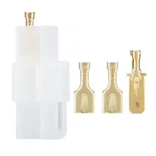 10 шт. T-head Мужской гнездовые разъемы для радио/UHF для Kenwood для BMW Icom для Yaesu FT1900 FT7800 2-контактный для пальцев, искусственные бриллианты, Т-образный разъемов питания