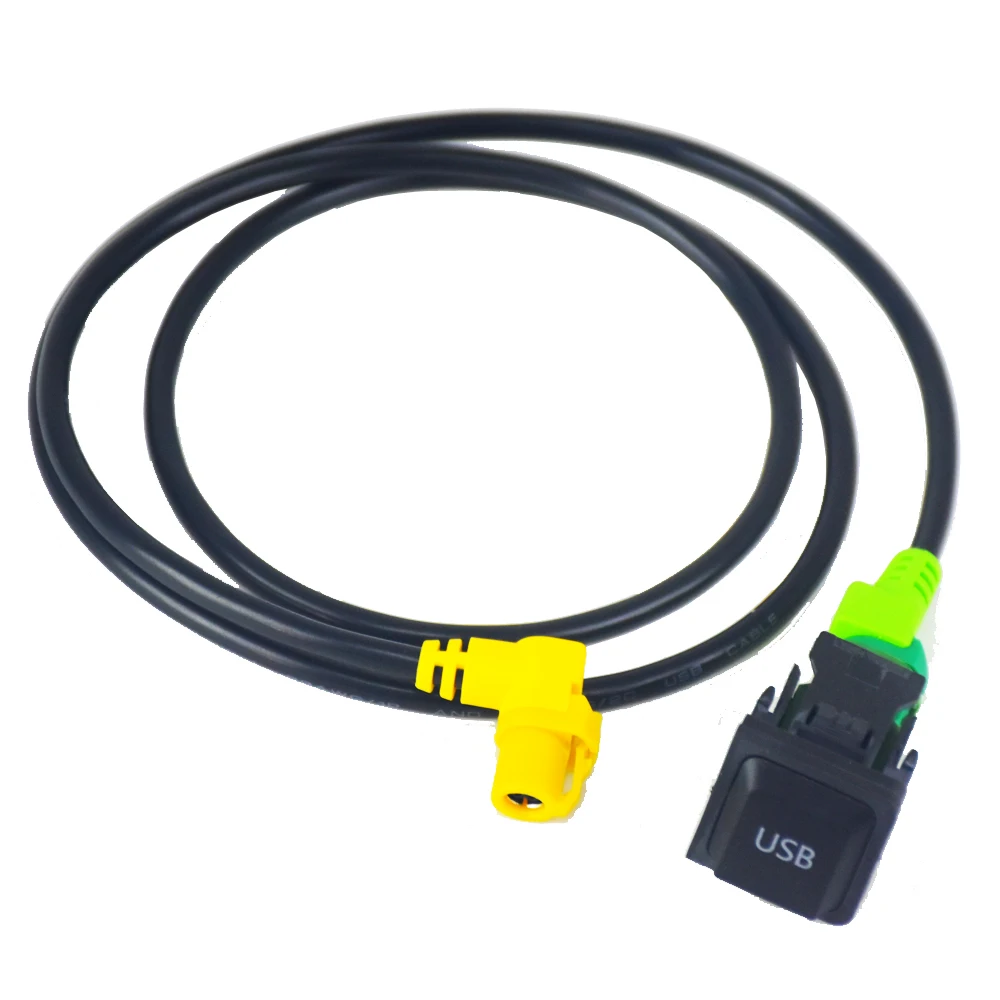 

Car USB switch cable AUX switch button cable for VW Passat B6 B7 Golf 6 Polo Bora CC RCD 510 RNS 315