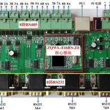 Мудрость Встроенный 8 последовательный сервер/8 последовательный порт для RJ45/Интернет вещей/485/232