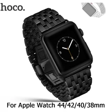 HOCO, стиль, браслет, ремешок для часов Apple Watch, серия 4, 3, 2, 1, 44 мм, 40 мм, 42 мм, 38 мм, с большой двойной бабочкой