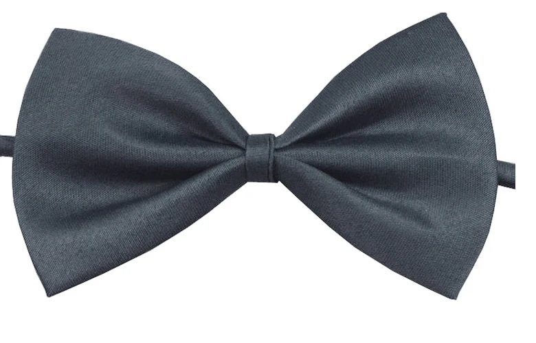 Детский модный галстук-бабочка для смокинга, для девочек, красный и черный, для жениха, жениха, для свадьбы, для вечеринки, цветные одноцветные галстуки-бабочки - Цвет: a06 Dark Grey